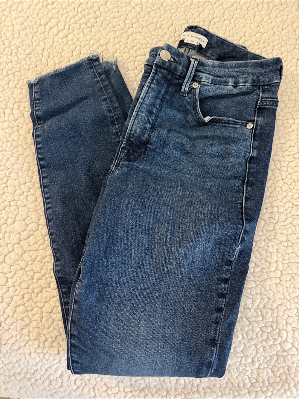Good American High-Waist Skinny Jeans – Size 6/28 Women’s  Excellent